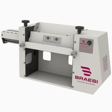 Imagem de Braesi Cilindro Laminador Elétrico de Massas com Cortador de Talharim CB-28 G2 Automática em Aço Inoxidável
