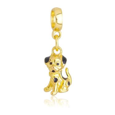 Imagem de Pingente Berloque Cachorro Pandora Banhado a Ouro 18k - Premium