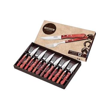 Imagem de Jogo para Churrasco Tramontina Polywood 12 Peças Vermelho - 21199796