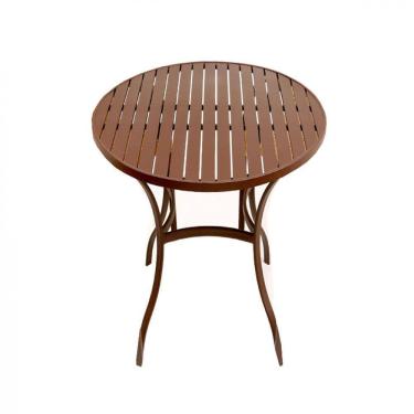 Imagem de Mesa Com Tampo Ripado Em Alumínio - Cozinha, Edícula, Piscina - Trama