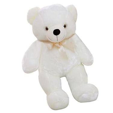 Imagem de Totority boneca brinquedo de pelúcia travesseiros de criança ursinho de dia namorados animal brinquedos para crianças brinquedo de criança brinquedo de LED ampla conduziu urso