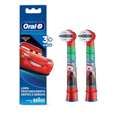 Imagem de Refil Escova Dental Elétrica Infantil Carros 3+  - Oral-B