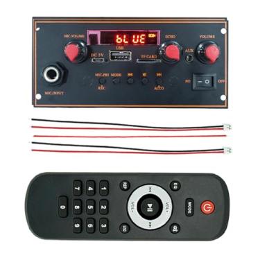 Imagem de menolana Placa decodificadora de áudio mp3, módulo de áudio musical para alto-falante, reprodutor de áudio sem perdas, bluetooth, usb, aux, tf, gravação de, Controlador Preto L