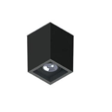 Imagem de PLAFON BOXIT DICROICA PT 96X96X130MM