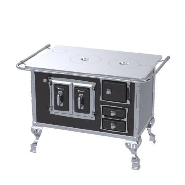 Imagem de Fogao a Lenha Venax n 2 Sec XVIII Chapa de Aluminio Preto