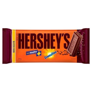 Imagem de Chocolate Hershey`s ao Leite com Ovomaltine 77g - Embalagem com 18 Unidades