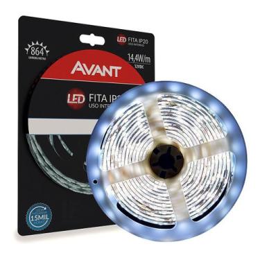 Imagem de Fita Led Colorida 5050 Branco Frio 5M 5050 - Avant