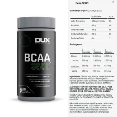 Imagem de Bcaa 3500 Pote 100 Caps - Dux Nutrition