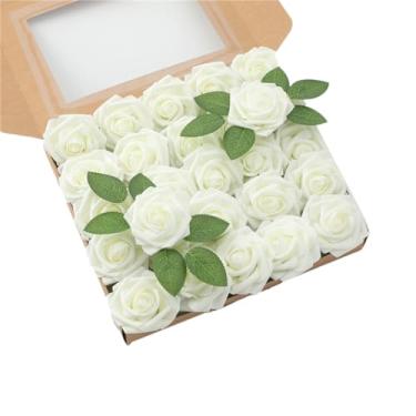 Imagem de Yoetaun Conjunto de combinação DIY de flores artificiais perfeito para decoração de casa, planejamento de festas, decorações de casamento e planejadores de casamento