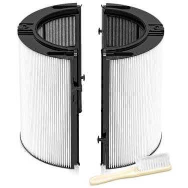 Imagem de Filtro de substituição 2 em 1 para purificador de ar Dyson PH01 HP07 HP10 TP07 TP10 TP09 HP09 HP06 TP06 360 vidro combinado puro fresco, ventilador umidificado a quente, HEPA 2 em 1 + filtro de