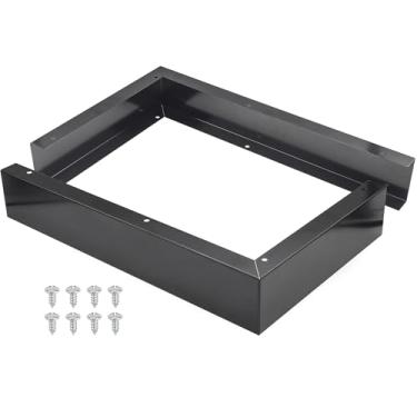 Imagem de Kit de enchimento de micro-ondas 7,95 cm L preto kit de acabamento de micro-ondas substitui Whirlpool W10164739 - kit universal de acabamento de micro-ondas se encaixa na maioria das marcas - Preenche