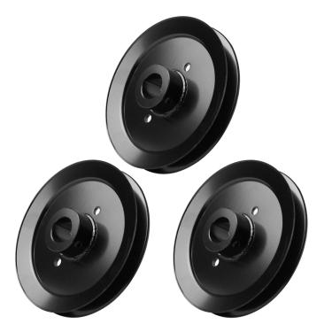 Imagem de SCBHWJ (Pacote com 3) 033-6004-00 Compatível com Bad-Boy ZT Pup Outlaw Diesels Outlaw Extreme Lightning Maverick adequado para decks de 152.4 cm Tamanho da polia de mesa do eixo do cortador de grama é