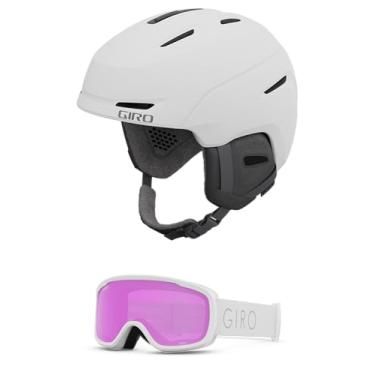 Imagem de Giro Combo de óculos de capacete de neve feminino Avera - (combinado) branco fosco - branco claro - tamanho médio