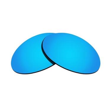 Imagem de Lentes de reposição polarizadas para Oakley Eye Jacket Redux - Cores (revestimento espelhado azul gelo)