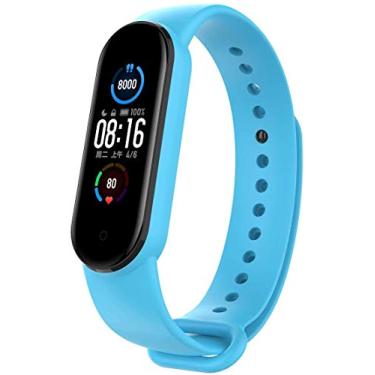 Imagem de Nandos-Store - Pulseira NSmart compatíveis com MI BAND 2, Azul céu
