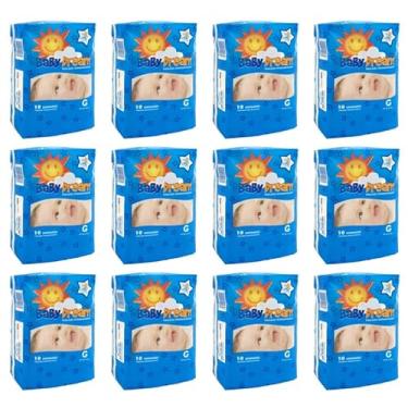 Imagem de FRALDA DESCARTÁVEL HIGIÊNICA BABY DREAM - Tamanho "G" - 01 Fardo - 06 Pacotes - 276 Fraldas