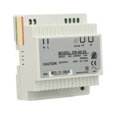 Imagem de Fonte de Alimentação Em Trilho DIN ZAWELIYO DR-60-24, 60W 24V, Saída Estável de Tamanho Pequeno, Anti-interferência, para Controle Industrial de Equipamentos de Iluminação