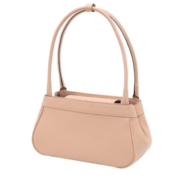 Imagem de Mariart Íris Bolsa Shoulder Feminina de Couro Bovino Legítimo (Creme)