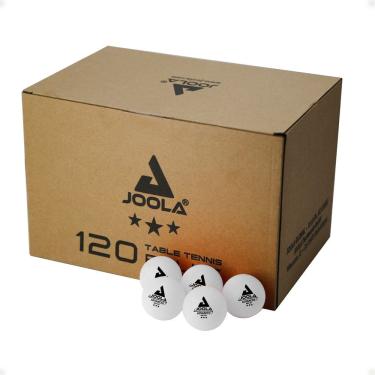 Imagem de Bolas de tênis de mesa Joola Advanced ABS 40+ Branca c/ 120 unid.