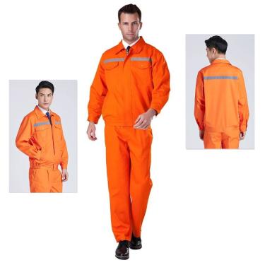 Imagem de Conjunto Uniforme EPI Faixa Refletiva Segurança Obra Mecanico Eletricista Prestador de Serviço