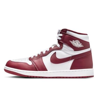 Imagem de Nike Tênis masculino Air Jordan 1 Retro High OG, Vermelho artesanal/branco/vermelho, 42