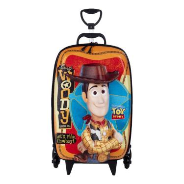 Imagem de Mochila Rodas 3d Toy Story Woody Impermeável Infantil