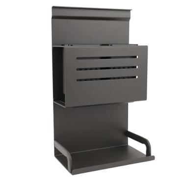 Imagem de Rack para Utensílios de Cozinha, Suporte para Temperos, Montagem na Parede, Liga de Alumínio, Cinza, Multiuso, Organizador de Utensílios de Parede para Pauzinho, Colher, Tábua de