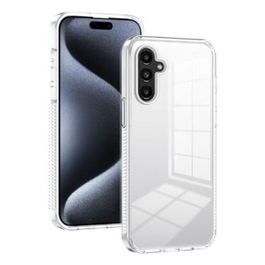 Imagem de Capa compatível com Samsung Galaxy A14 5G, compatível com Samsung Galaxy A14 4G SM-A145F/DSN SM-A145M/DS capa protetora de acrílico rígido transparente PC placa traseira à prova de choque branca