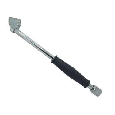 Imagem de Bico De Encher Pneus Duplo Longo Com Cabo Emborrachado 1/4