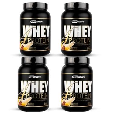 Imagem de Combo 4 Unidades - Whey 4 Protein 900g - Pro Corps (900g, Banana com Canela)
