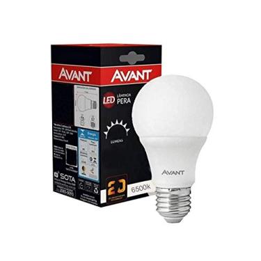 Imagem de Lâmpada Pera LED, 9W, Luz branca 6500K, soquete E27, Bivolt, Avant