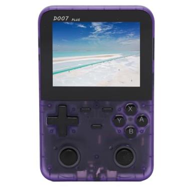 Imagem de Console de Jogo Portátil, Suporte 9 Emuladores Console de Jogo Portátil retrô para Entretenimento (Violeta Transparente)