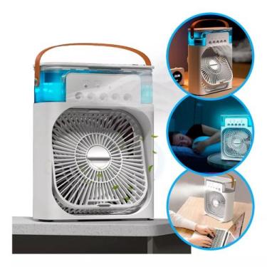 Imagem de Mini Ar Condicionado Ventilador Umidificador e Climatizador Portátil -