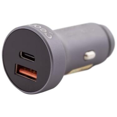 Imagem de Carregador Veicular Turbo 38W USB-A USB-C - Superpower Duo Geonav CH38