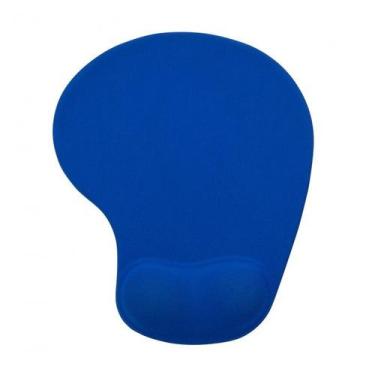 Imagem de Mouse Pad Ergonômico Com Apoio De Punho Confortável Barato - JDM, Azul
