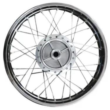 Imagem de Roda Traseira Titan 150 Cubo Diafrag Raios 4mm E Aro Scud - SCUD- DIAF