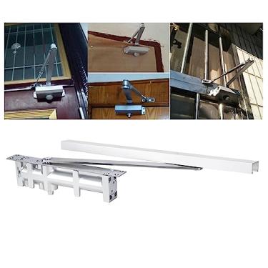 Imagem de Fechador de Porta Automático, Fecho de Porta Automático Moderno, Fechos Ajustáveis ​​de Amortecedor Hidráulico Mantêm Acessórios de Hardware de Alumínio 80KG Abertos, Fechos de