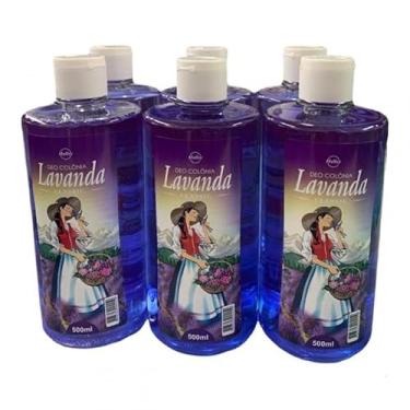 Imagem de META ATACADO, Kit 6 Deo-Colonia Alfazema Lavanda 500 ml - Escolha o Aroma Cor:6 DeoColonia Lavanda 500ml