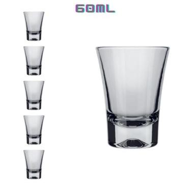 Imagem de Mini Copos de Dose Ole 60ml Tequila Whisky Cachaça - 6un - NADIR FIGUE