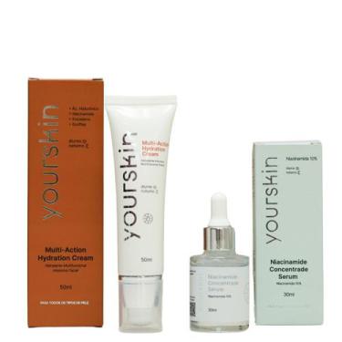 Imagem de Combo Skincare YOURSKIN - Hidratante Multifuncional e Sérum de Niacina