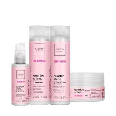 Imagem de Kit Cadiveu Professional Quartzo Shine Shampoo Condicionador Balm e Máscara (4 produtos)