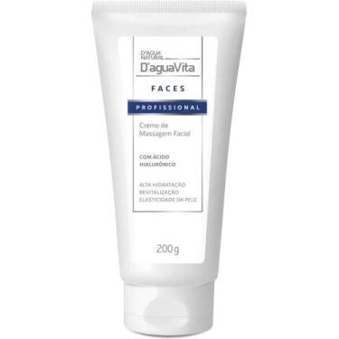 Imagem de Creme Massagem Facial Com Ácido Hialurônico DaguaVita 200G - D'Água Na