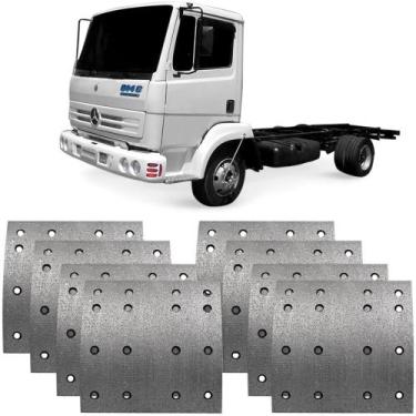 Imagem de Lona Freio Mercedes Benz L709 914 710 OM364 Traseira - Fras-le