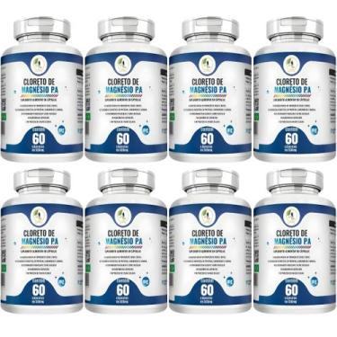 Imagem de KIT C/8 Cloreto De Magnésio Pa - 60 Cápsulas - Fits Life