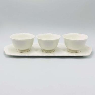 Imagem de Conjunto 3 Petisqueiras de Porcelana Durable Porcelain com Bandeja Alt