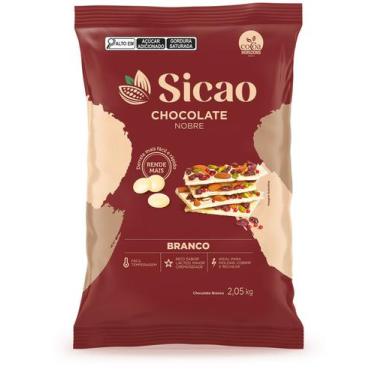 Imagem de Chocolate Branco Gotas 2,05kg - Sicao