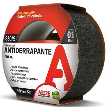 Imagem de Fita Antiderrapante Adere 50MM X 5M, PRETA