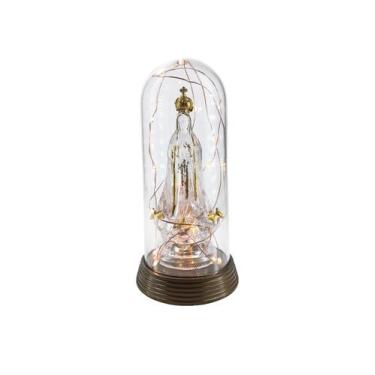 Imagem de Luminária Imagem Nossa Senhora De Fátima Redoma E Luzes - Amor Lindo