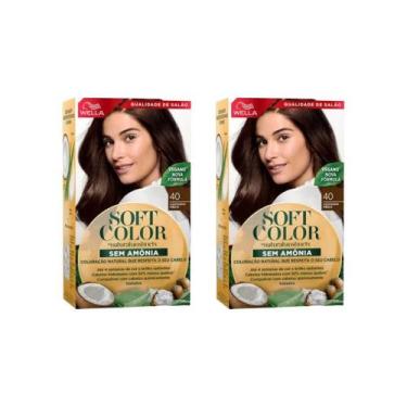 Imagem de Coloraçao Soft Color 40 Castanho Medio - Kit C/2Un