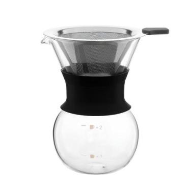 Imagem de Cafeteira de vidro com filtro em inox 200ml - Onyx